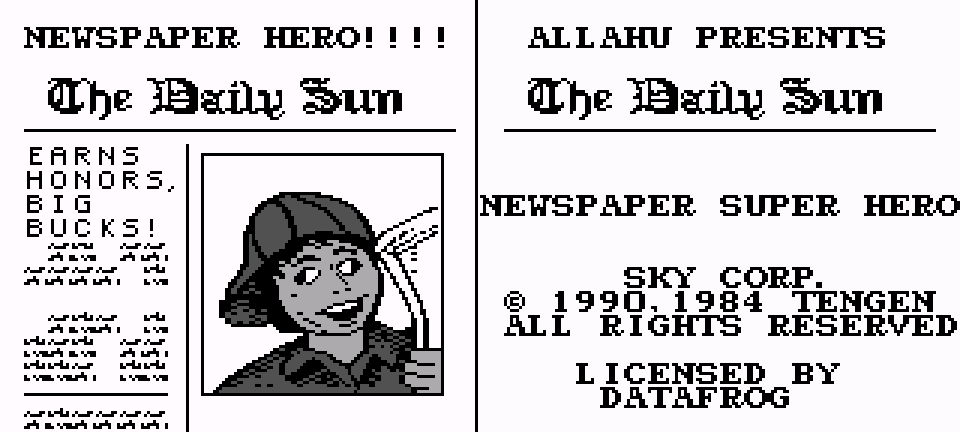 XTRA 001 Newspaper Super Hero