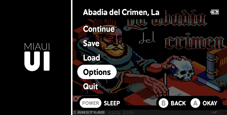 MiaUI - RG35XX Firmware